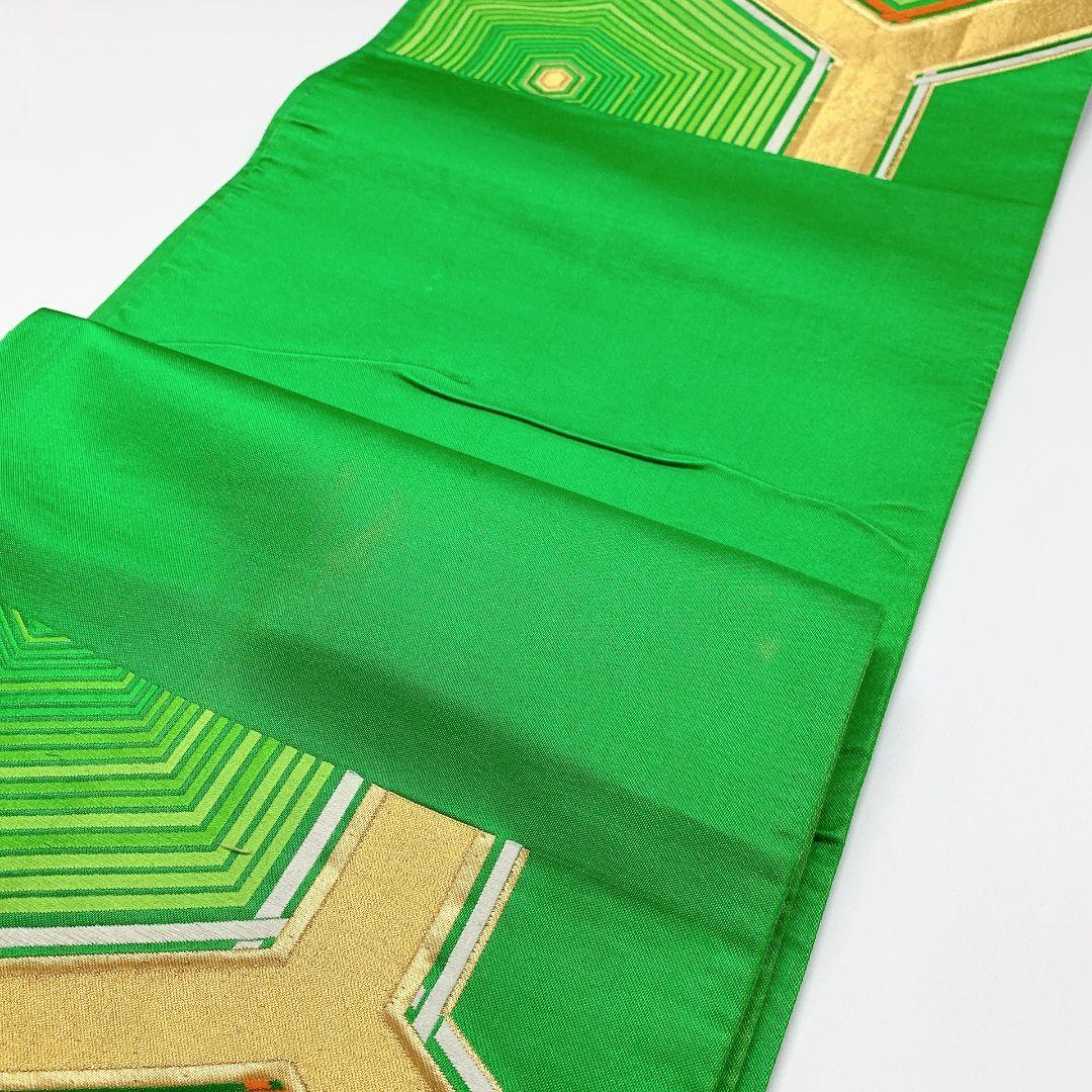 5077# Japanese Vintage Fukuro Obi Belt Kimono Fabric Silk Traditional Untailored
