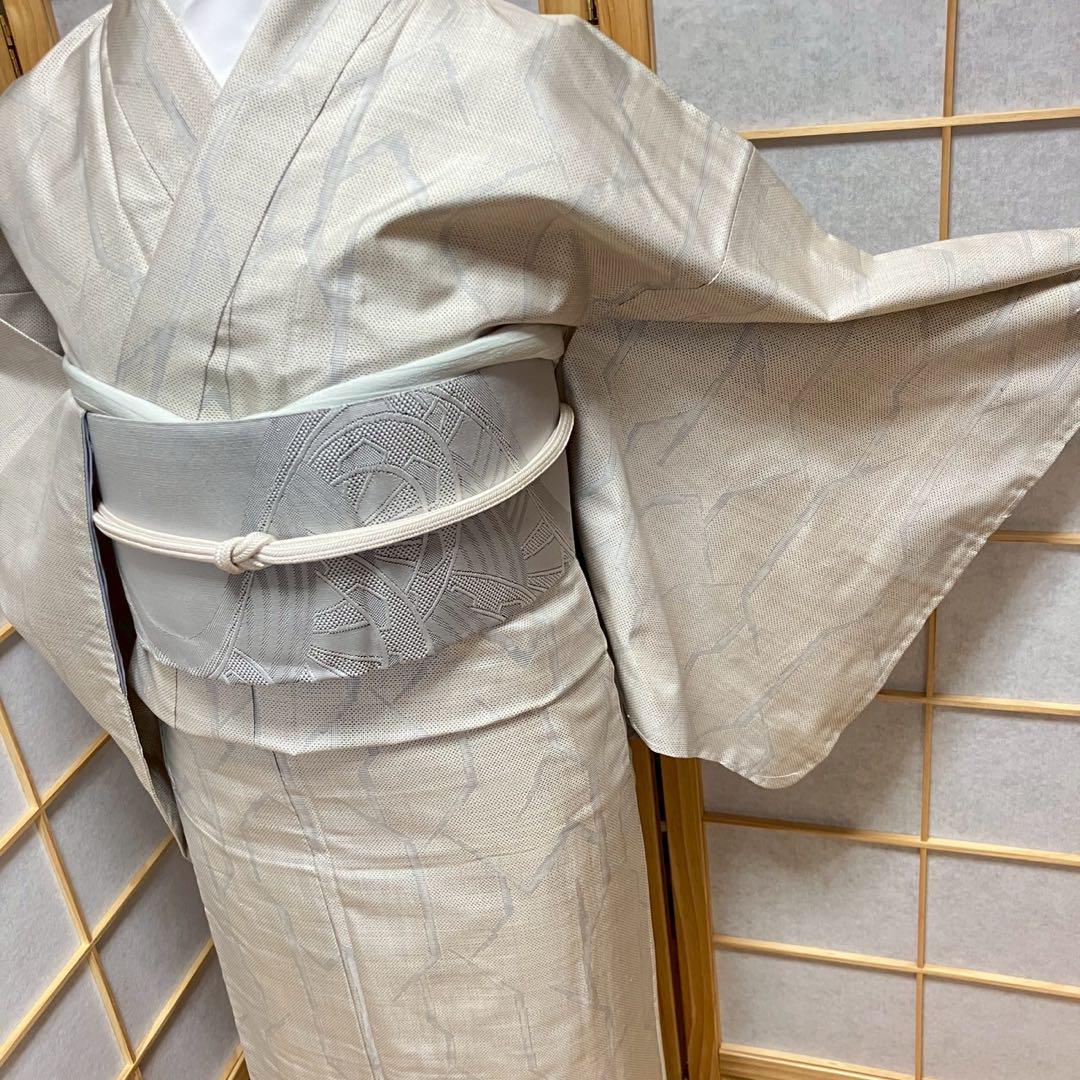 4361# Japanese Kimono Vintage Womens Silk Pongee Fabric Robe Kimono only sold