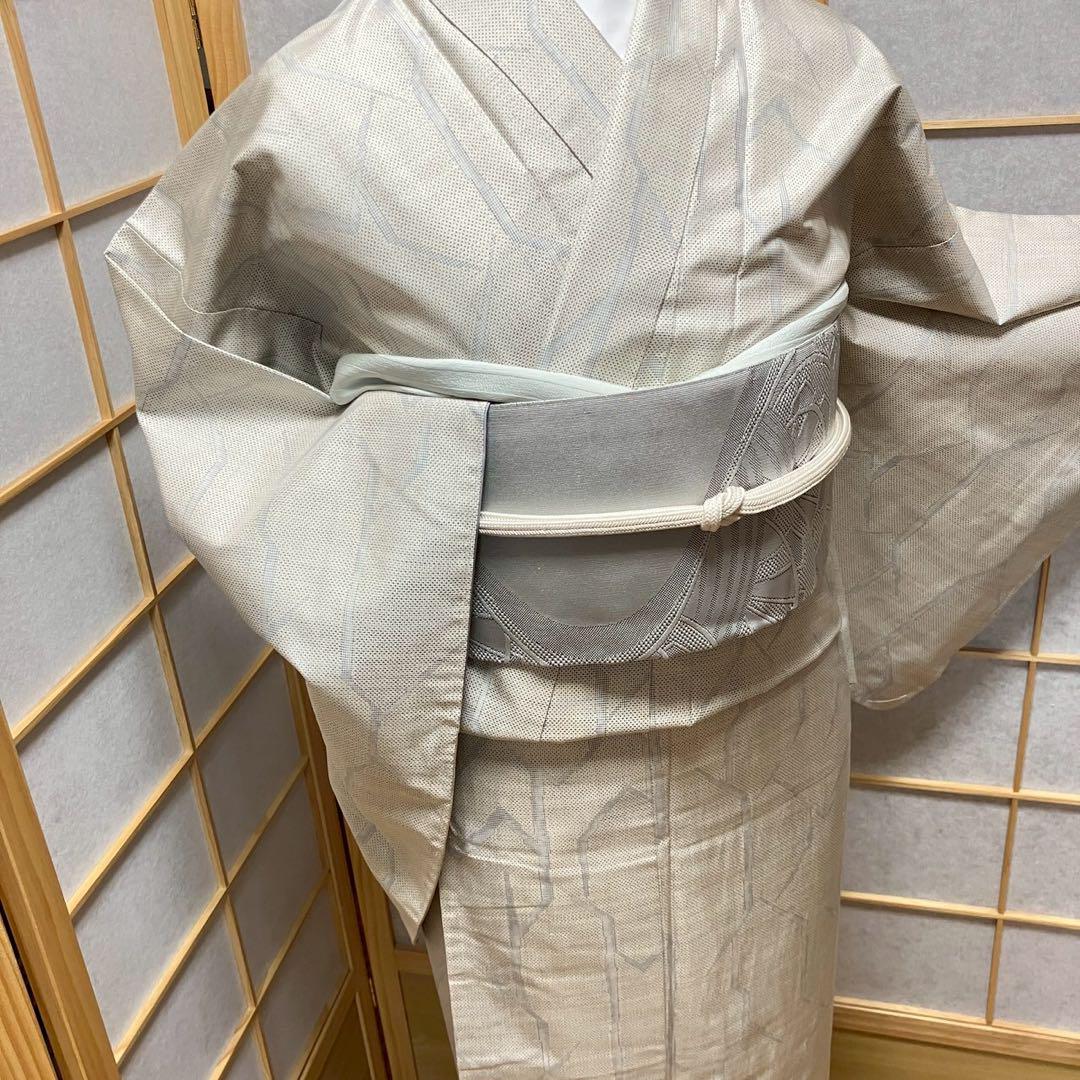 4361# Japanese Kimono Vintage Womens Silk Pongee Fabric Robe Kimono only sold
