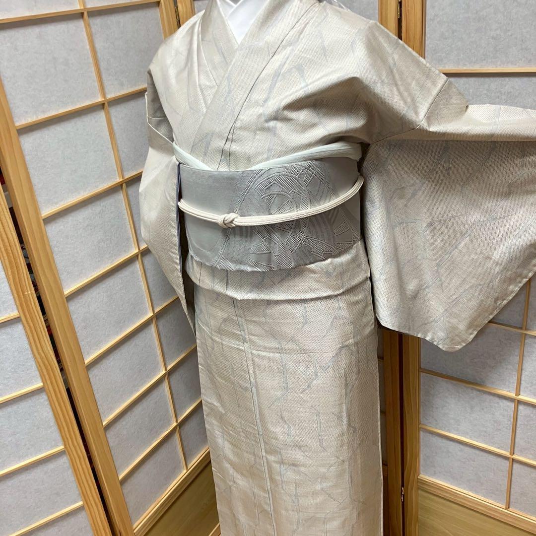 4361# Japanese Kimono Vintage Womens Silk Pongee Fabric Robe Kimono only sold