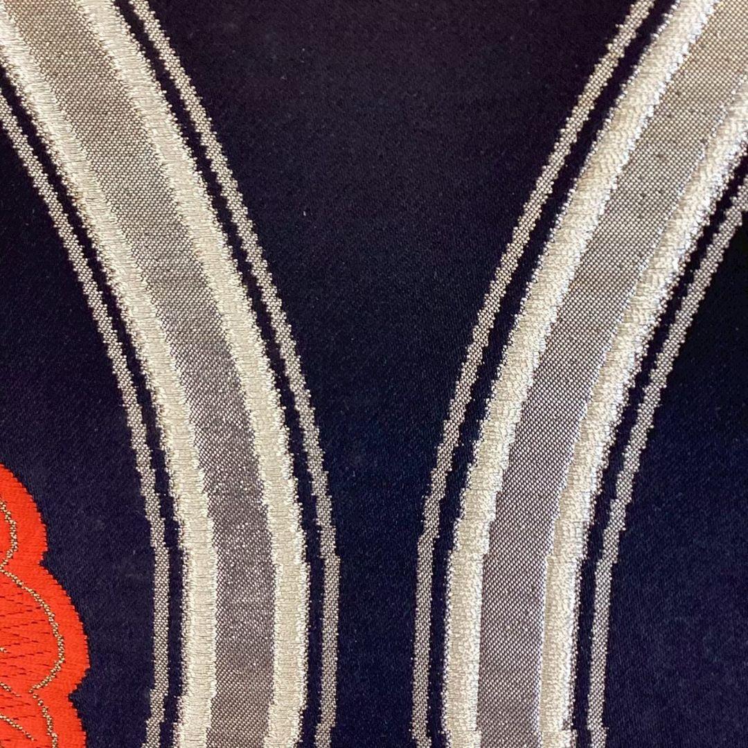 4775# Japanese Vintage Fukuro Obi Belt Kimono Fabric Silk Traditional Embroidery