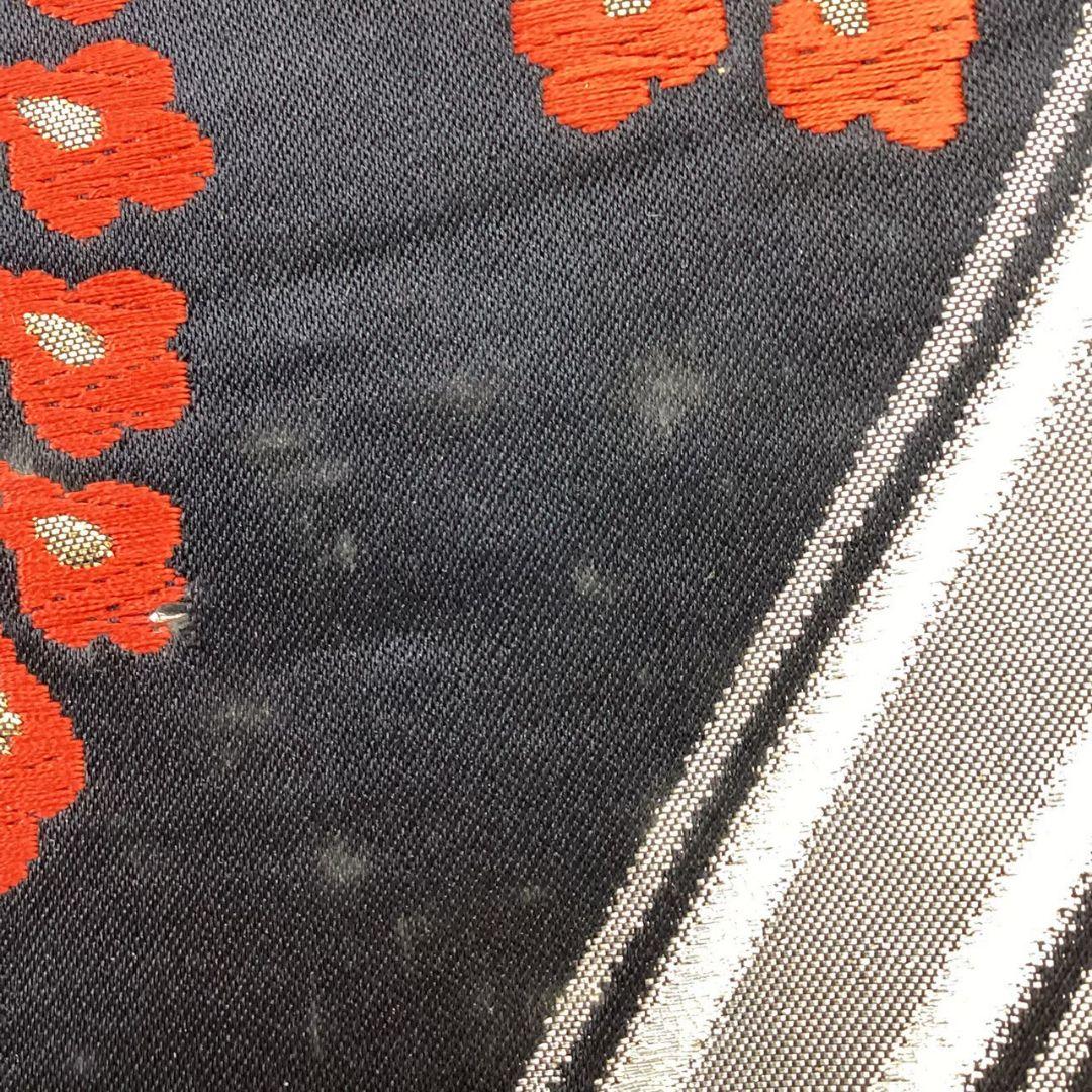 4775# Japanese Vintage Fukuro Obi Belt Kimono Fabric Silk Traditional Embroidery