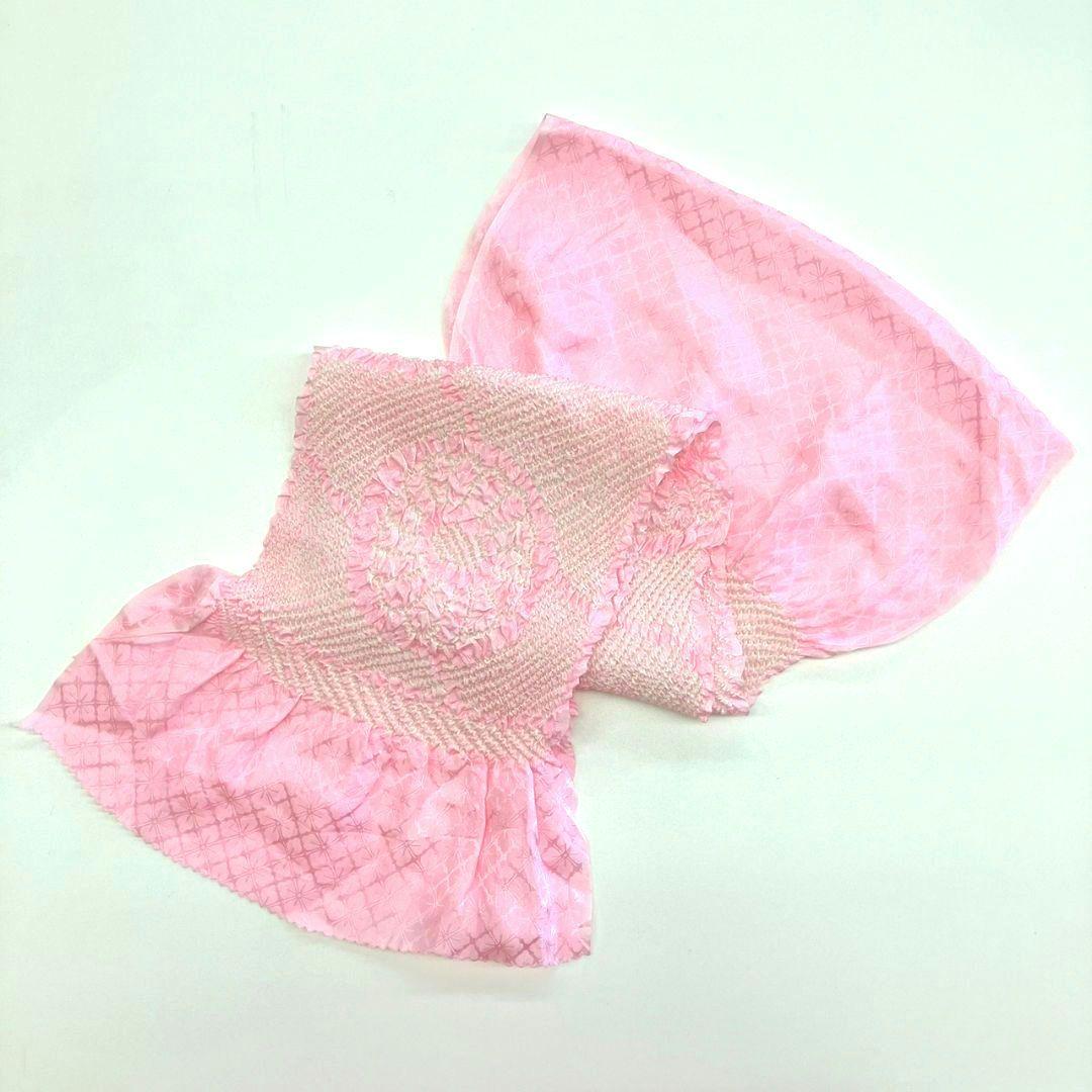 0490# Japanese Kimono Accessory Obiage and Obijime 2-piece Set Silk Shibori