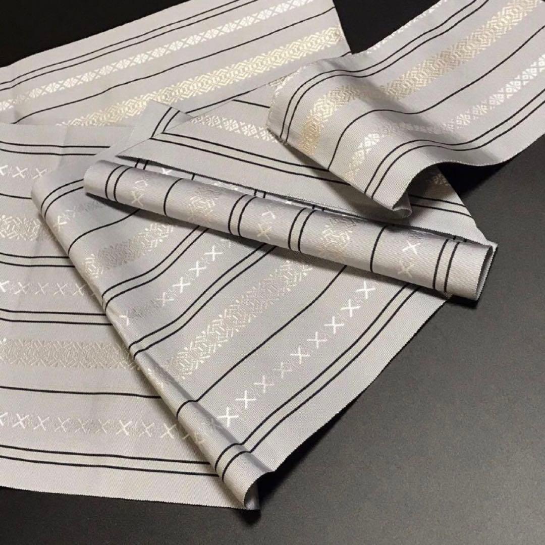 8472# Japanese Vintage Nagoya Obi Belt Kimono Fabric Silk Traditional
