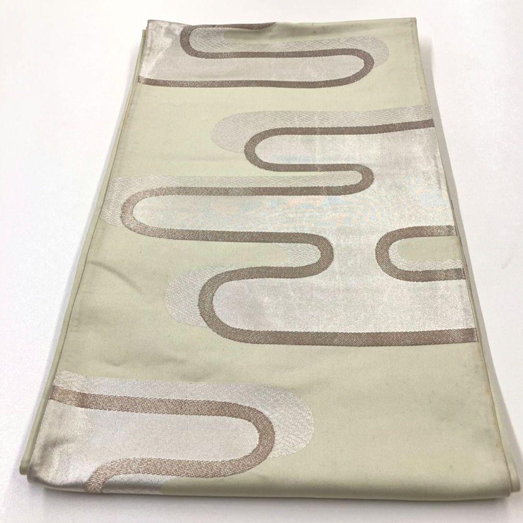 2487# Japanese Vintage Fukuro Obi Belt Kimono Fabric Silk Traditional