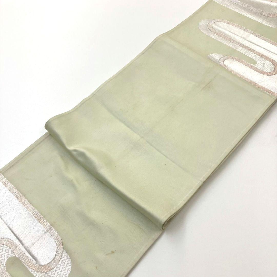 2487# Japanese Vintage Fukuro Obi Belt Kimono Fabric Silk Traditional