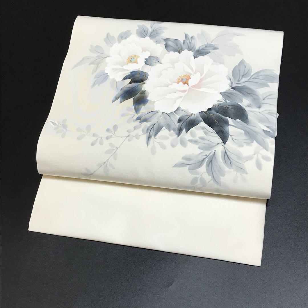 5802# Japanese Vintage Nagoya Obi Belt Kimono Fabric Silk Traditional
