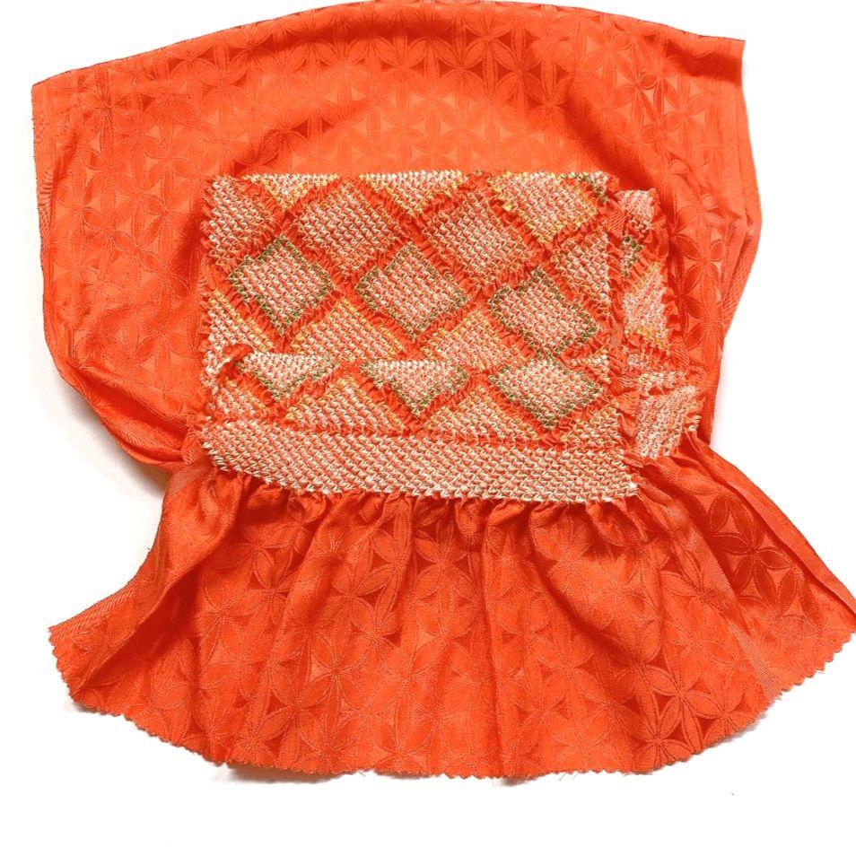 3876# Japanese Kimono Accessory Obiage and Obijime 2-piece Set Silk Shibori