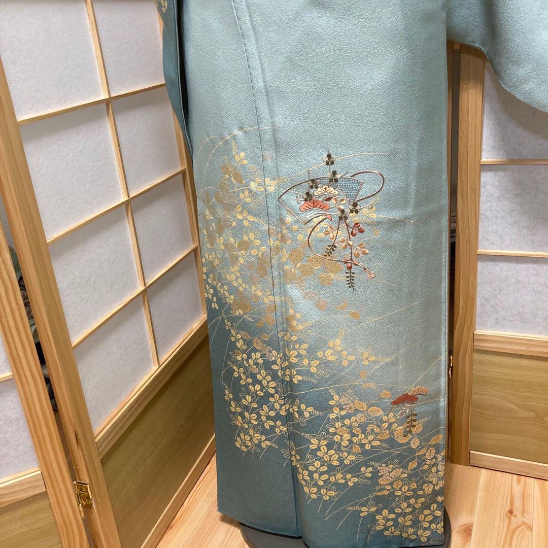 2276# Japanese Kimono Vintage Womens Silk Fabric Robe Kimono only sold