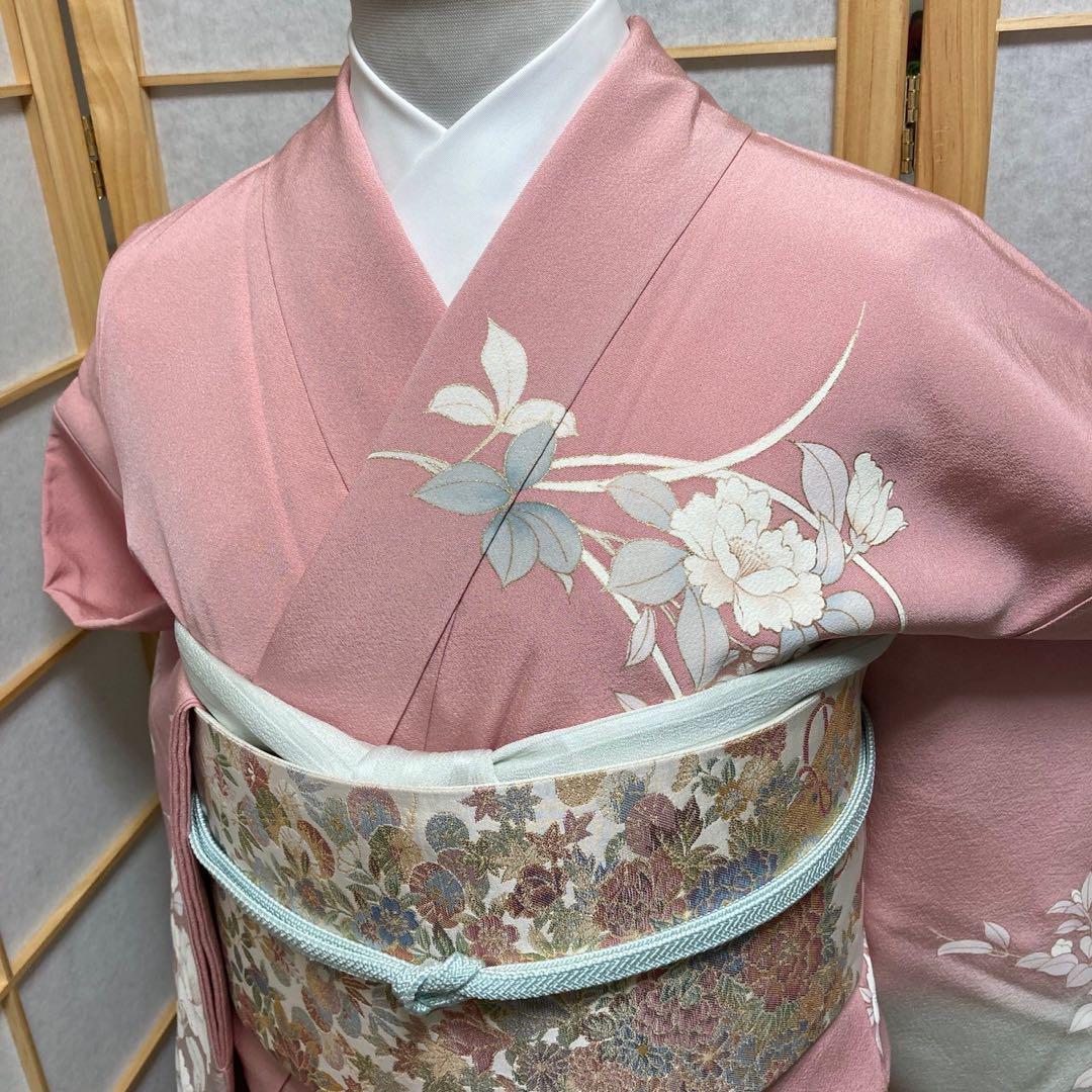 2900# Japanese Kimono Vintage Womens Silk Fabric Robe Kimono only sold