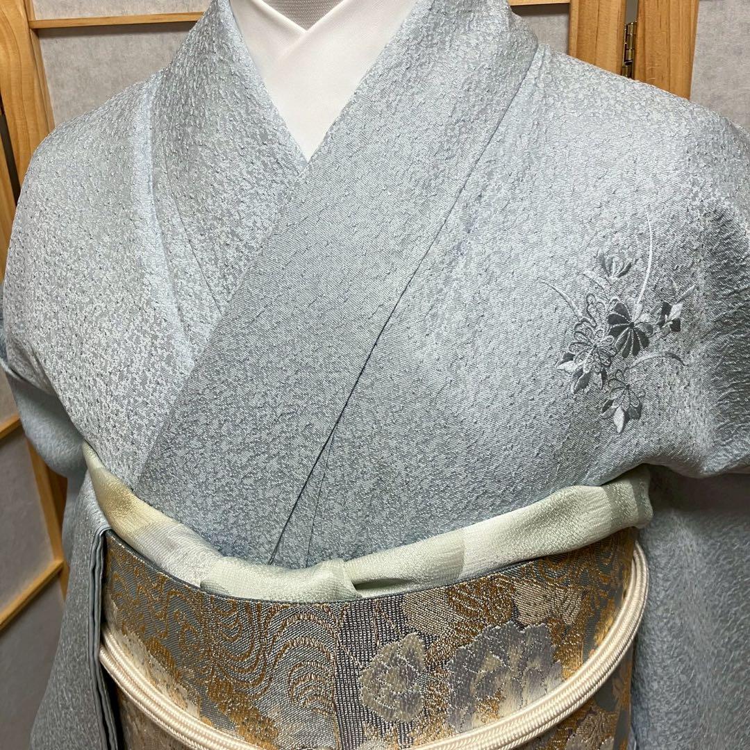 5484# Japanese Kimono Vintage Womens Silk Fabric Robe Kimono only sold