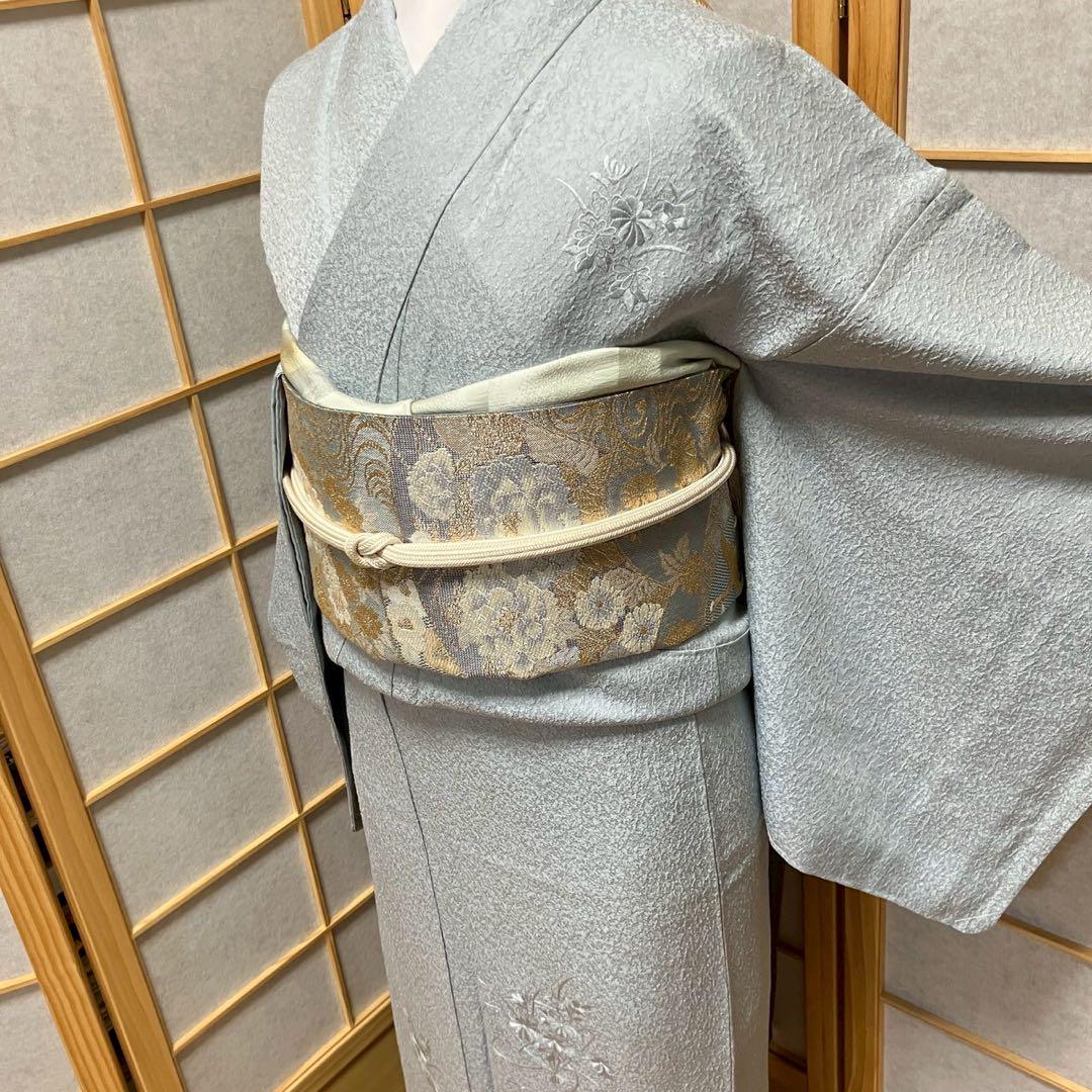 5484# Japanese Kimono Vintage Womens Silk Fabric Robe Kimono only sold