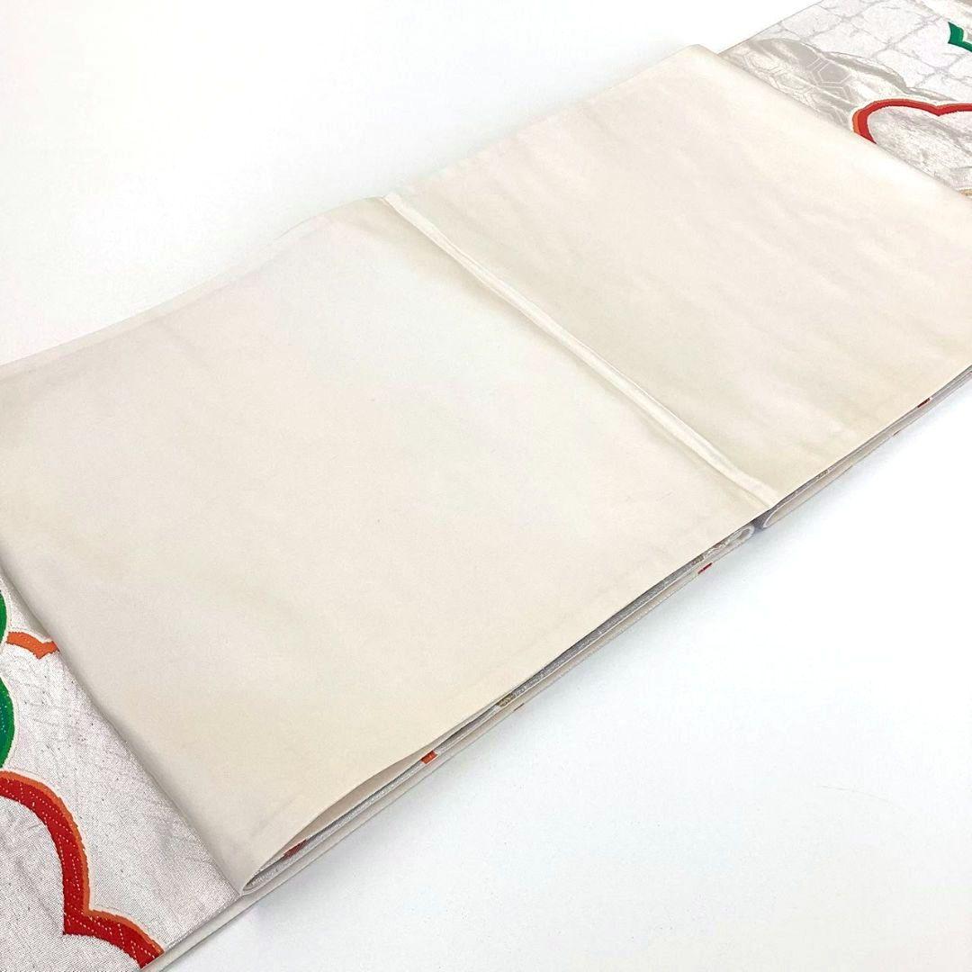 4773# Japanese Vintage Fukuro Obi Belt Kimono Fabric Silk Traditional Untailored