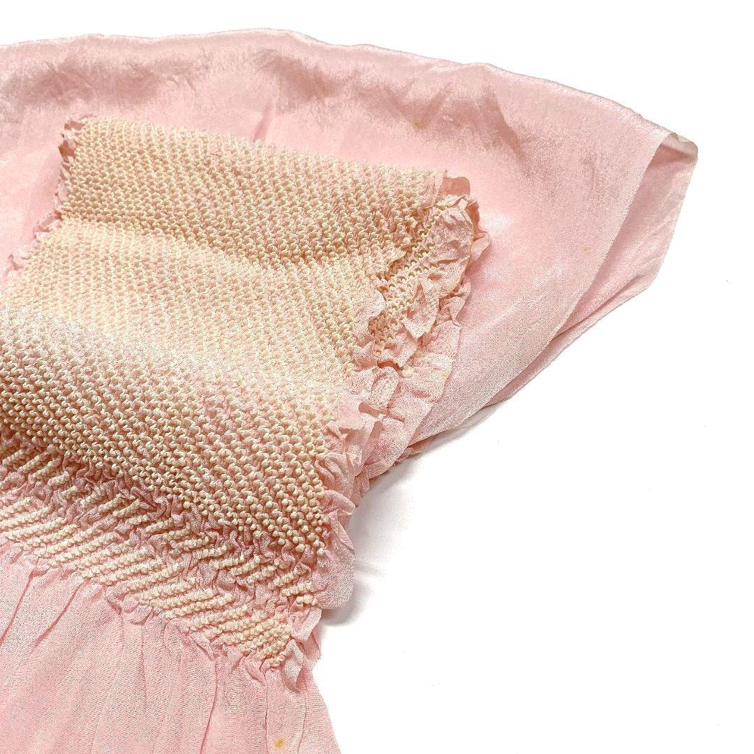 3863# Japanese Kimono Accessory Obiage and Obijime 2-piece Set Silk Shibori