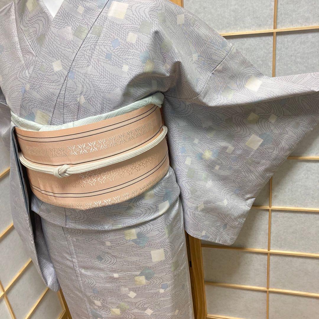 2888# Japanese Kimono Vintage Womens Silk Pongee Fabric Robe Kimono only sold