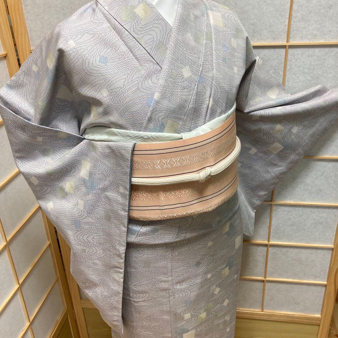 2888# Japanese Kimono Vintage Womens Silk Pongee Fabric Robe Kimono only sold