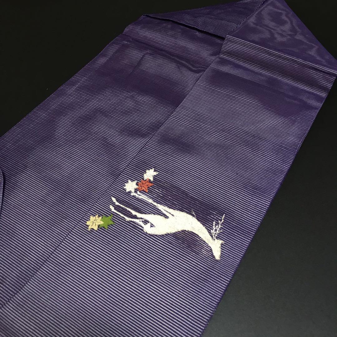 5801# Japanese Vintage Nagoya Obi Belt Kimono Fabric Silk Traditional Summer