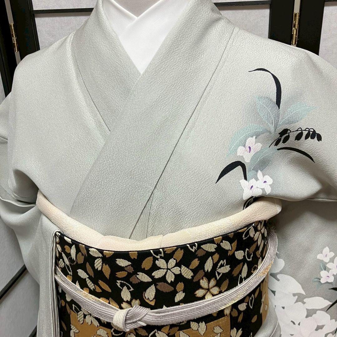 5467# Japanese Kimono Vintage Womens Silk Fabric Robe Kimono only sold