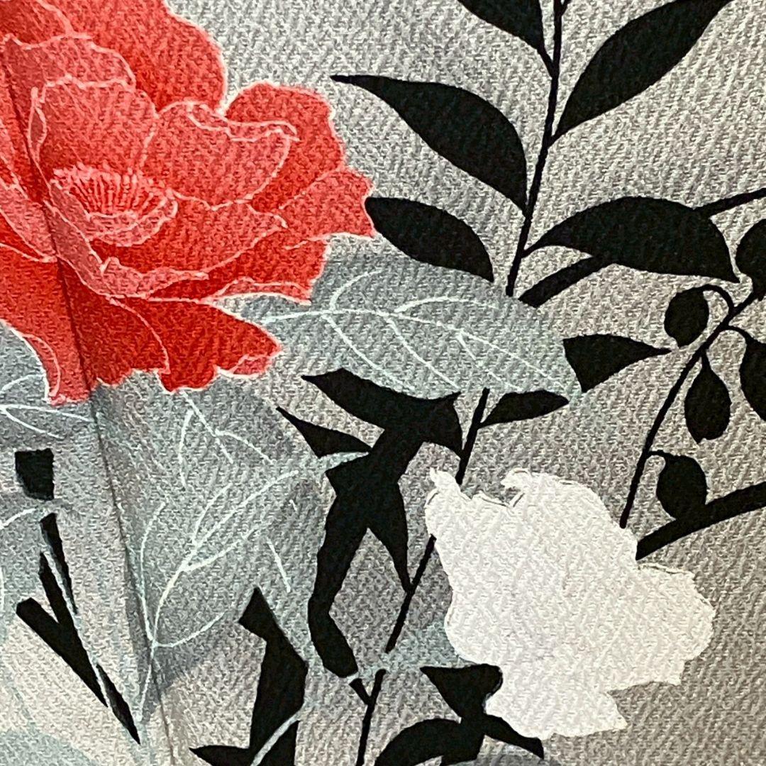 5467# Japanese Kimono Vintage Womens Silk Fabric Robe Kimono only sold