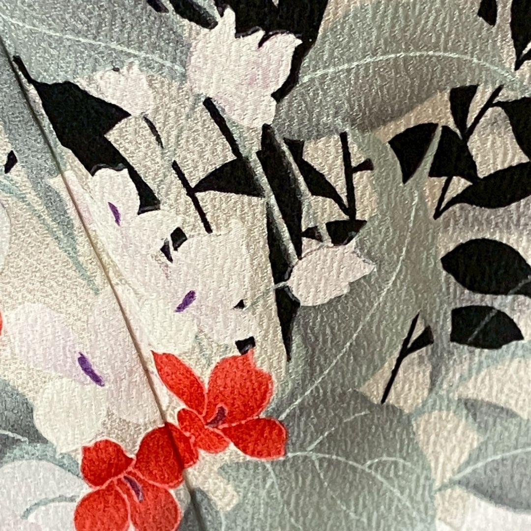 5467# Japanese Kimono Vintage Womens Silk Fabric Robe Kimono only sold