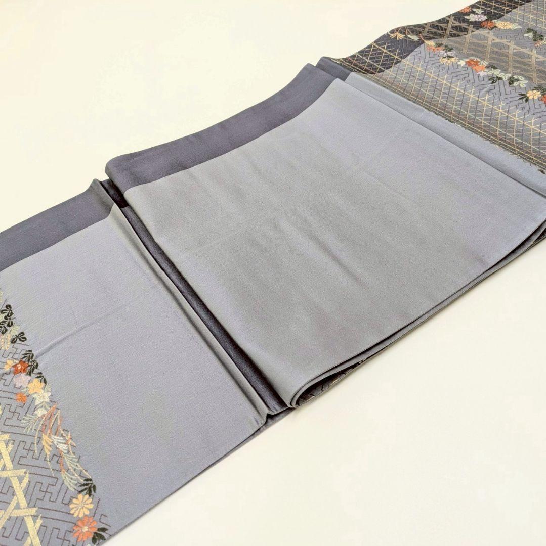 3613# Japanese Vintage Fukuro Obi Belt Kimono Fabric Silk Traditional