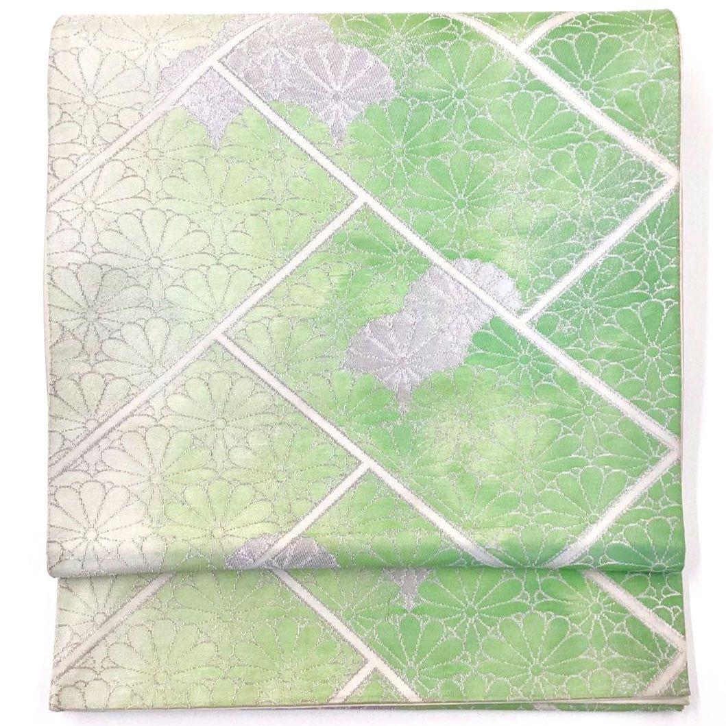 4929# Japanese Vintage Fukuro Obi Belt Kimono Fabric Silk Traditional