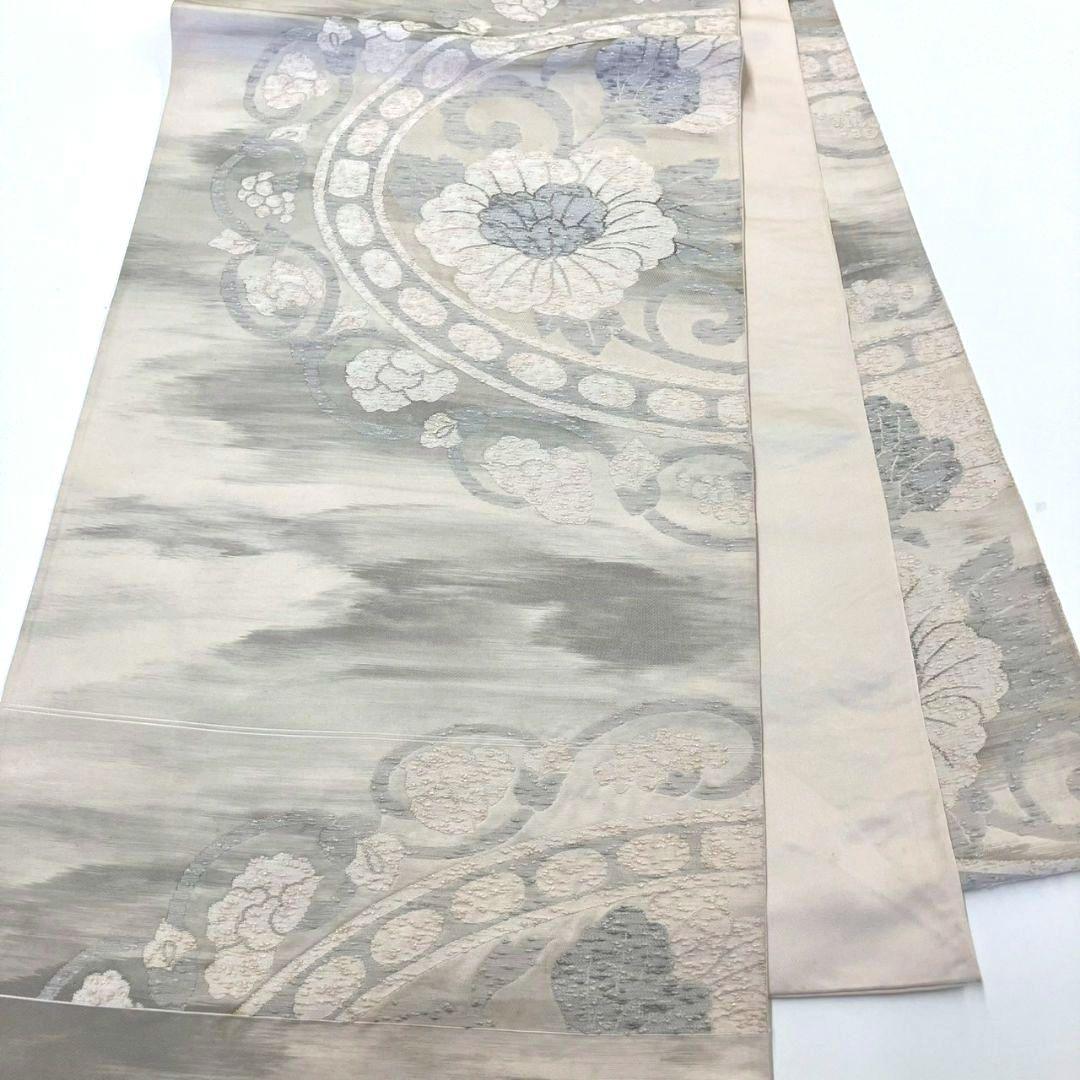 3583# Japanese Vintage Fukuro Obi Belt Kimono Fabric Silk Traditional