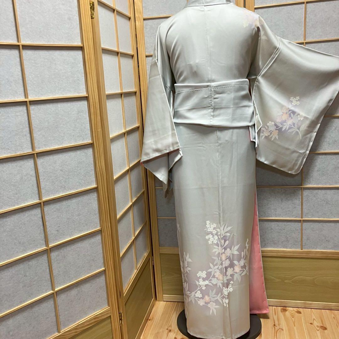 4381# Japanese Kimono Vintage Womens Silk Fabric Robe Kimono only sold
