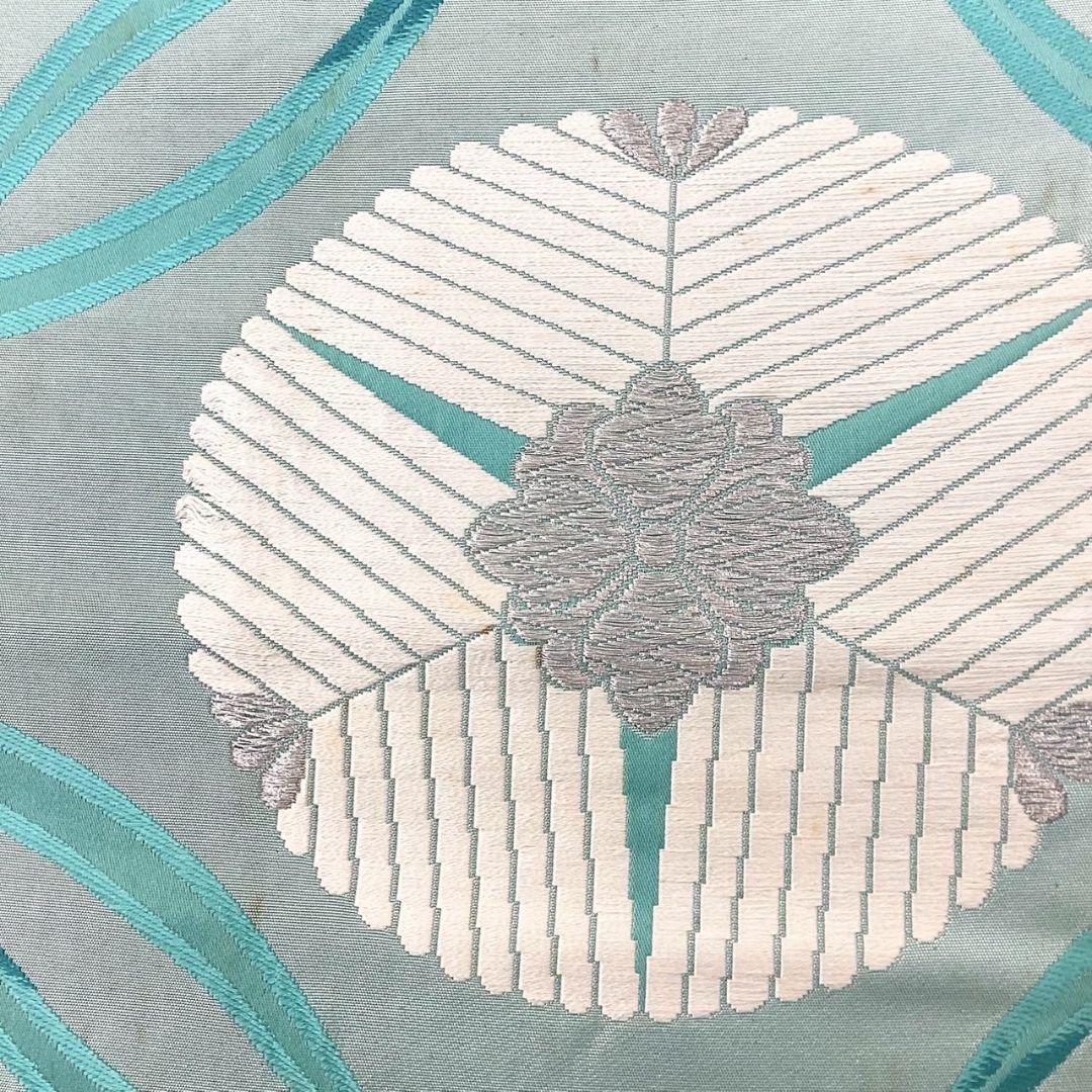 4966# Japanese Vintage Fukuro Obi Belt Kimono Fabric Silk Traditional
