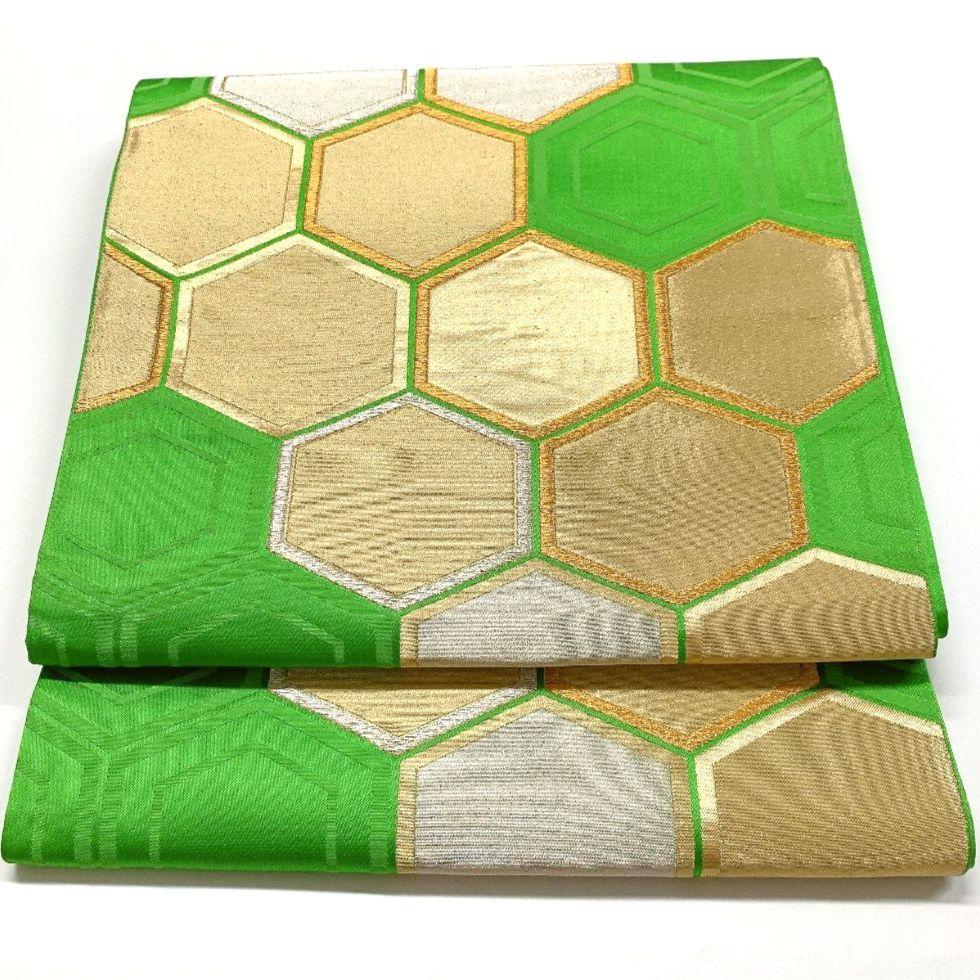 5072# Japanese Vintage Fukuro Obi Belt Kimono Fabric Silk Traditional Untailored