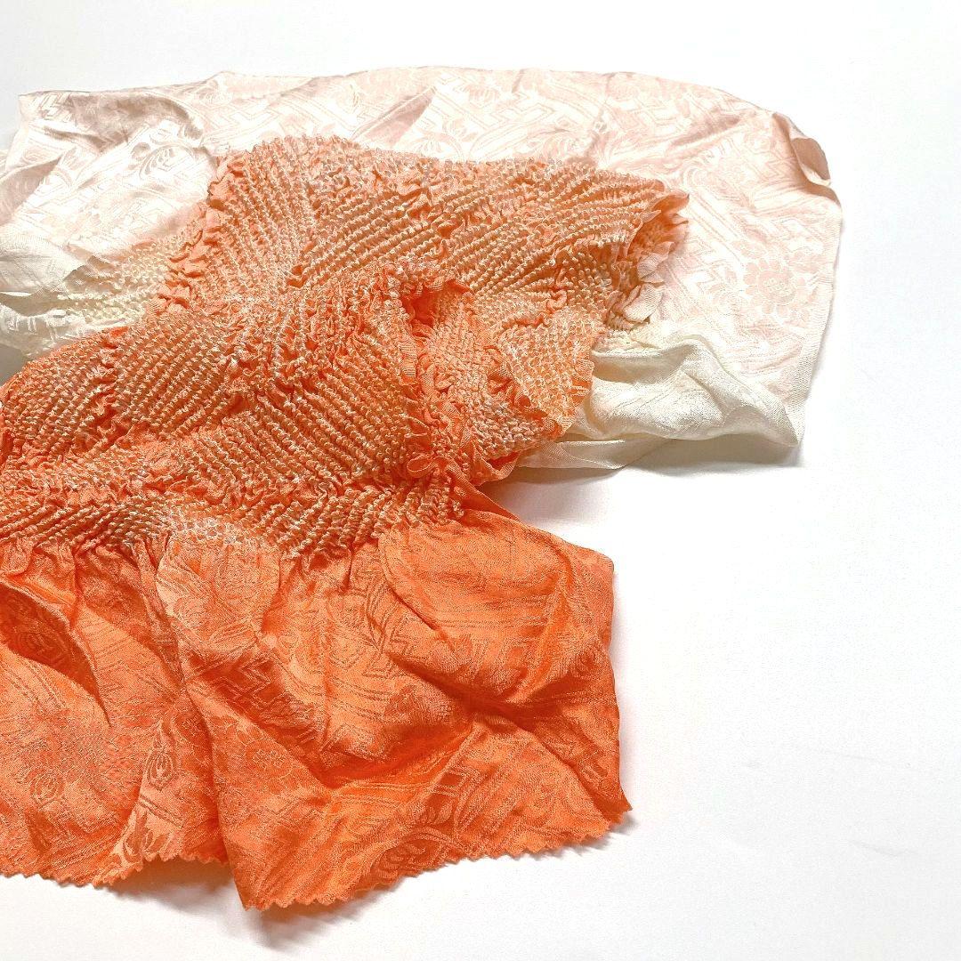 3380# Japanese Kimono Accessory Obiage and Obijime 2-piece Set Silk Shibori