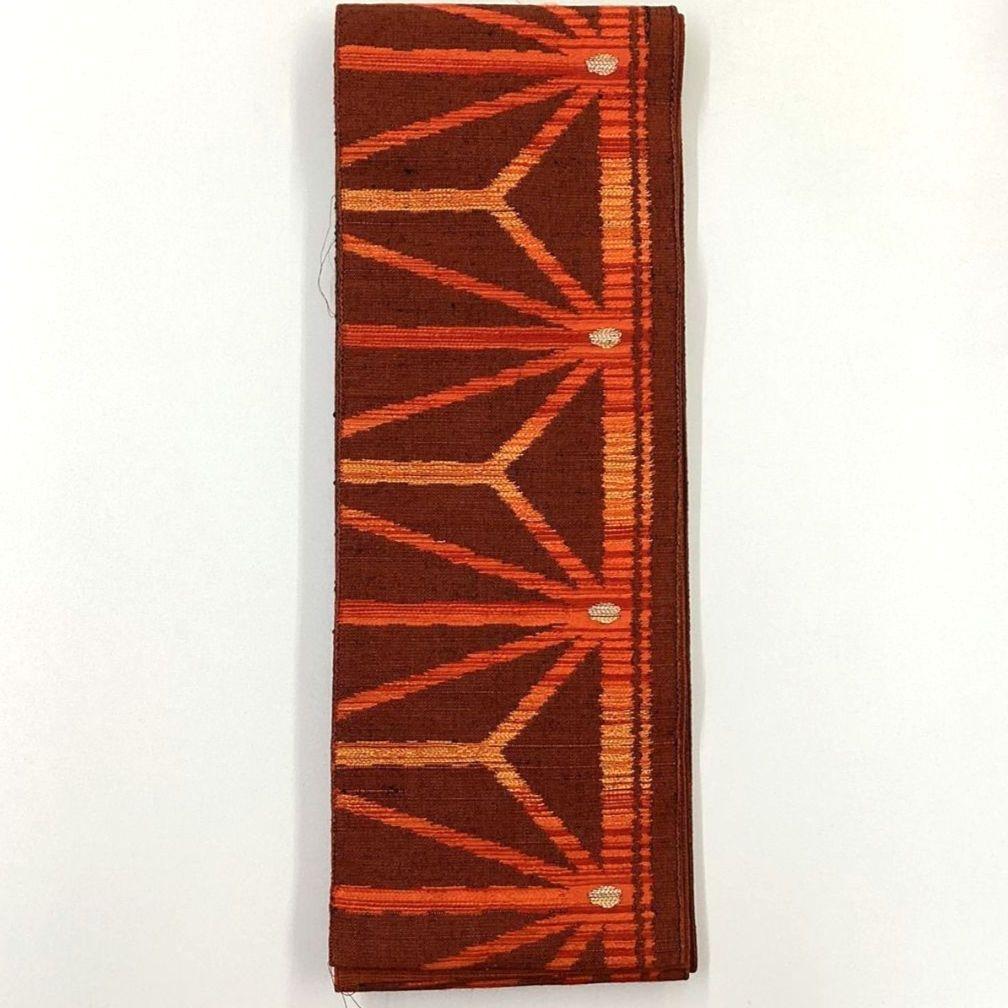 2381# Japanese Vintage Hanhaba Obi Belt Kimono Fabric Yukata Women's Traditional