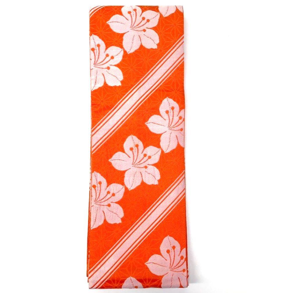 2372# Japanese Vintage Hanhaba Obi Belt Kimono Fabric Yukata Women's Traditional