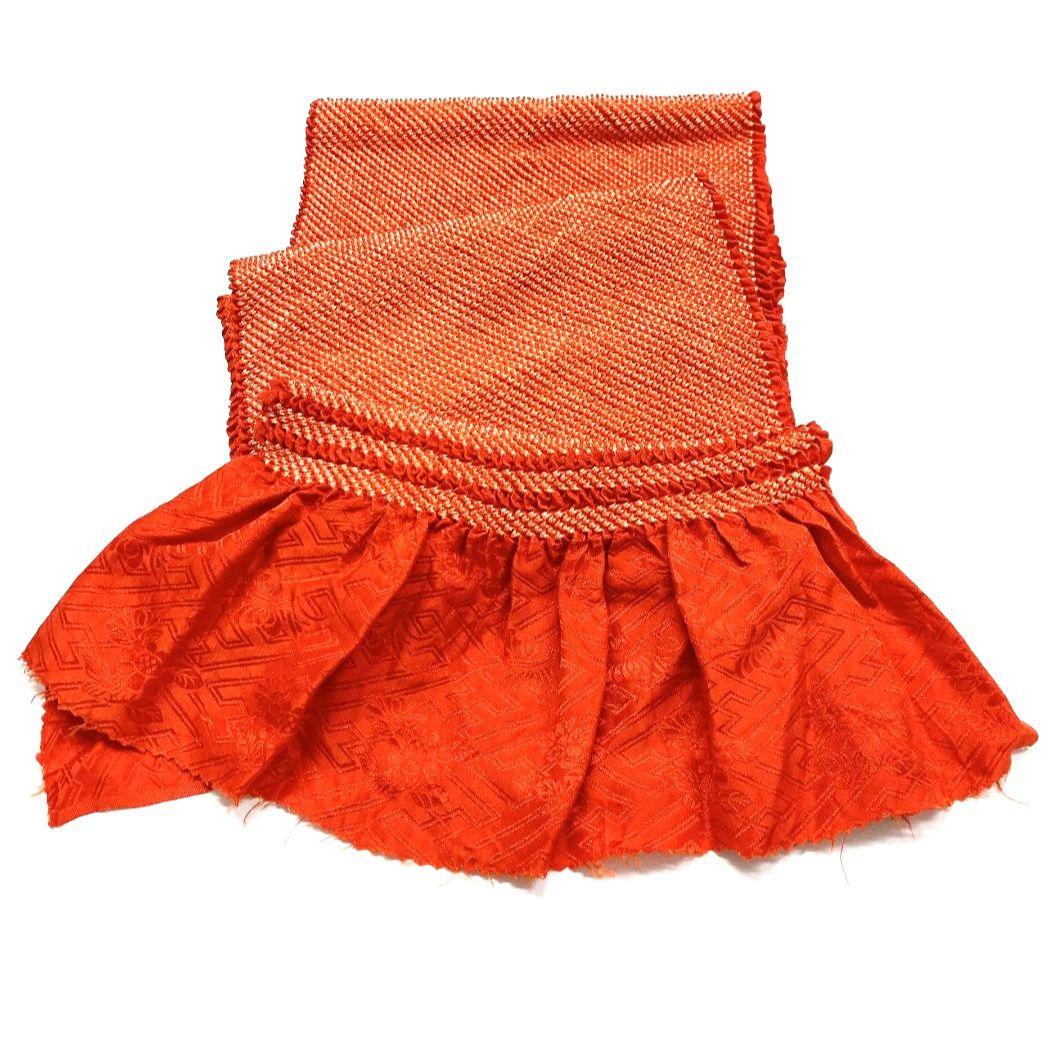 4184# Japanese Kimono Accessory Obiage and Obijime 2-piece Set Silk Shibori
