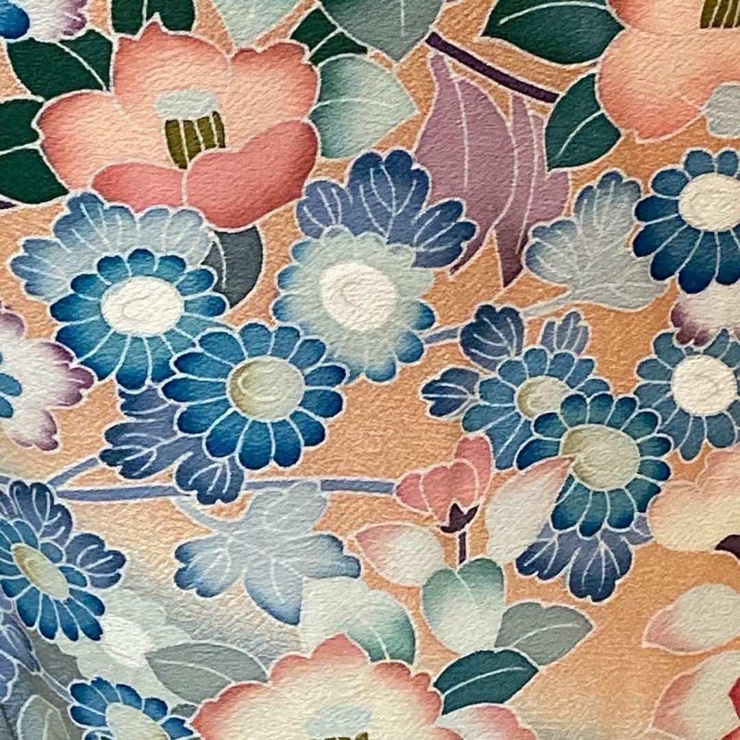 3929# Japanese Kimono Vintage Womens Silk Fabric Robe Kimono only sold