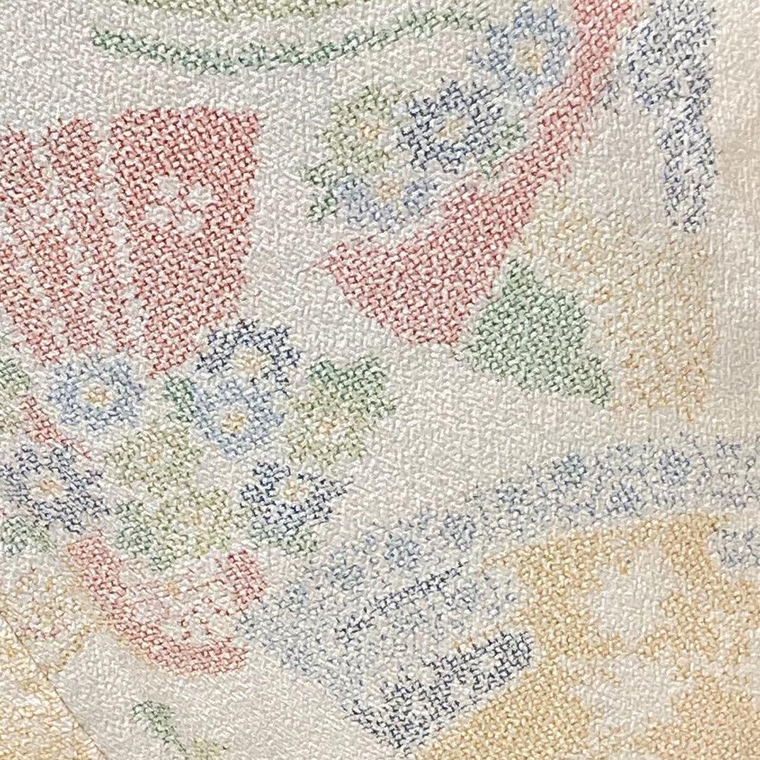 0223# Japanese Kimono only sold Vintage Womens Silk Fabric Robe Unlined kimono