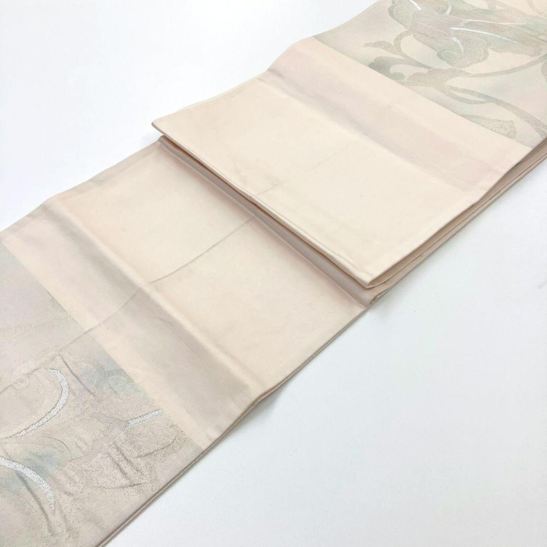 2485# Japanese Vintage Fukuro Obi Belt Kimono Fabric Silk Traditional