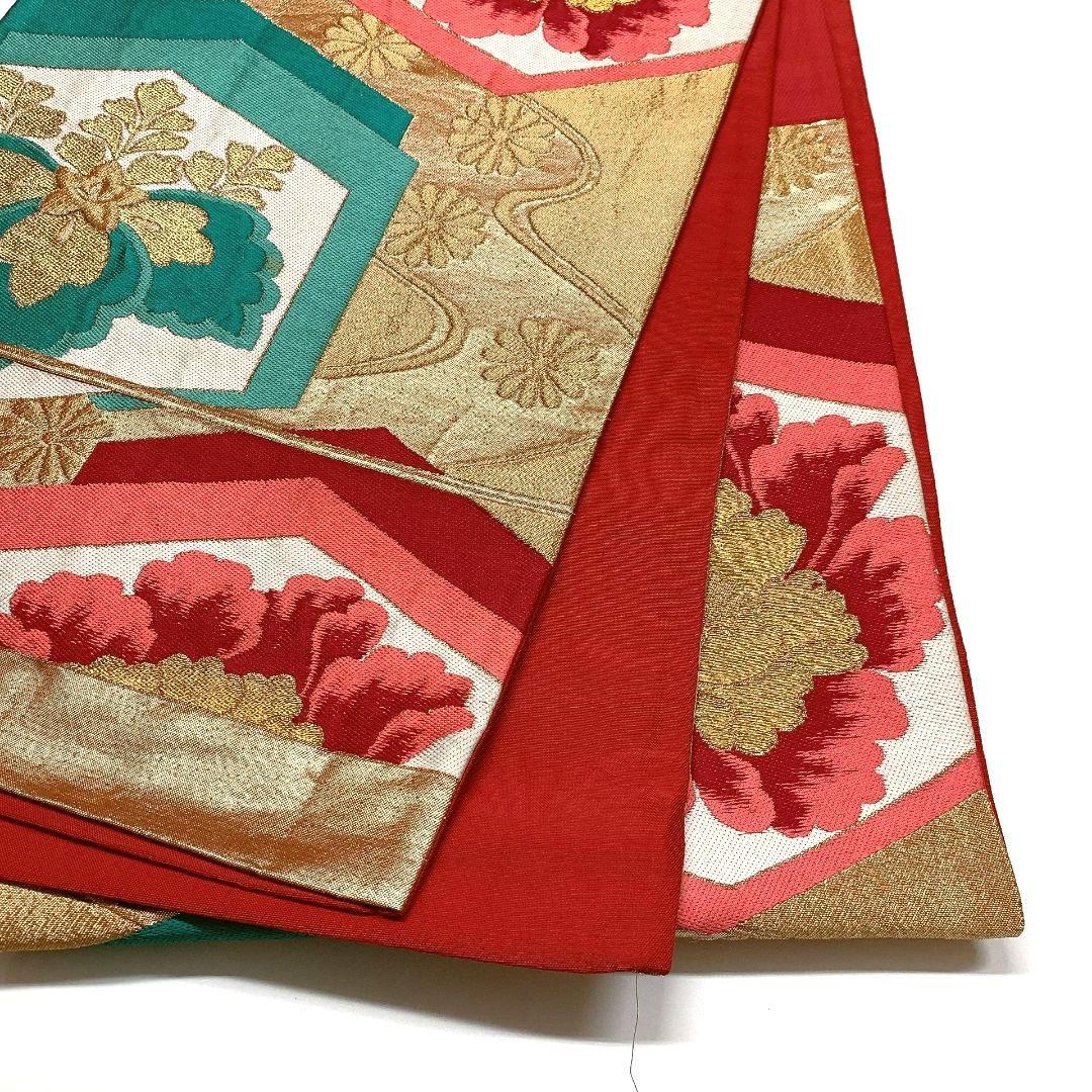 3800# Japanese Vintage Fukuro Obi Belt Kimono Fabric Silk Traditional untailored