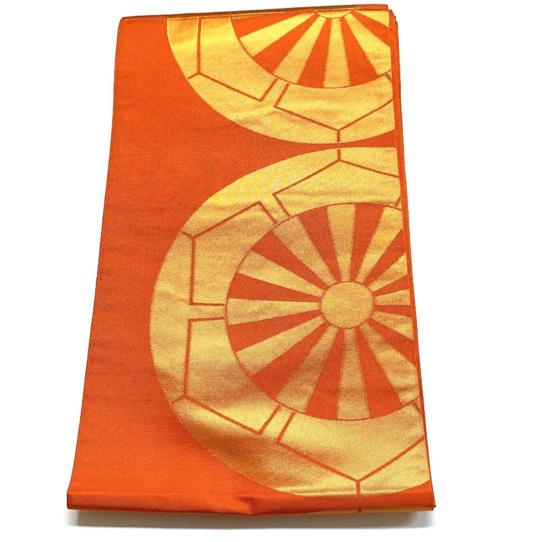 2768# Japanese Vintage Fukuro Obi Belt Kimono Fabric Silk Traditional Unused
