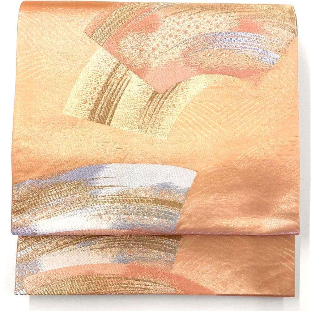 4769# Japanese Vintage Fukuro Obi Belt Kimono Fabric Silk Traditional