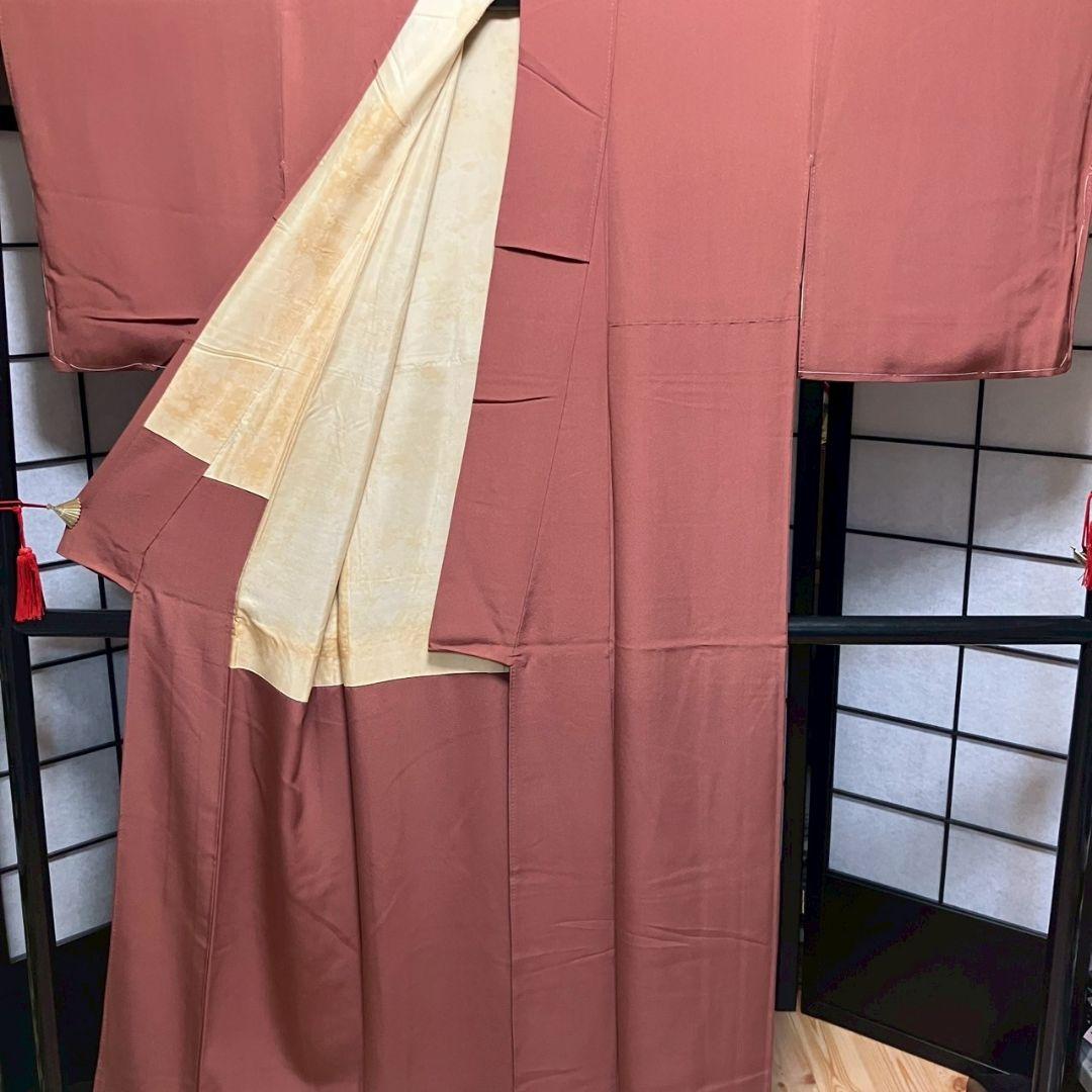 5156# Japanese Kimono Vintage Fabric Pure Silk Robe Women's Traditional