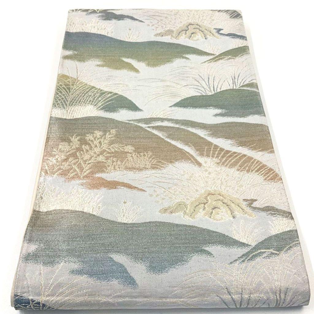 4915# Japanese Vintage Fukuro Obi Belt Kimono Fabric Silk Traditional
