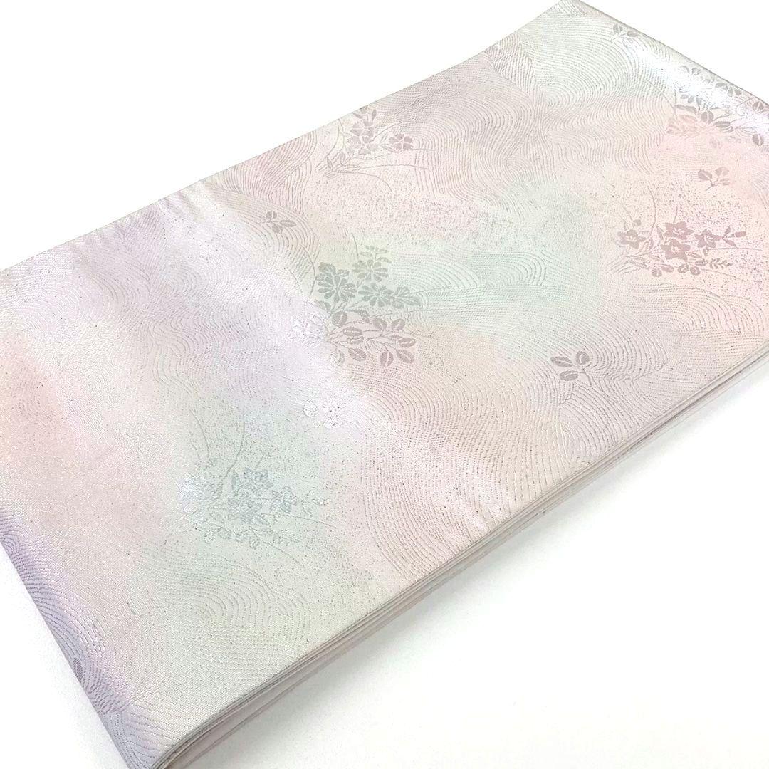4745# Japanese Vintage Fukuro Obi Belt Kimono Fabric Silk Traditional