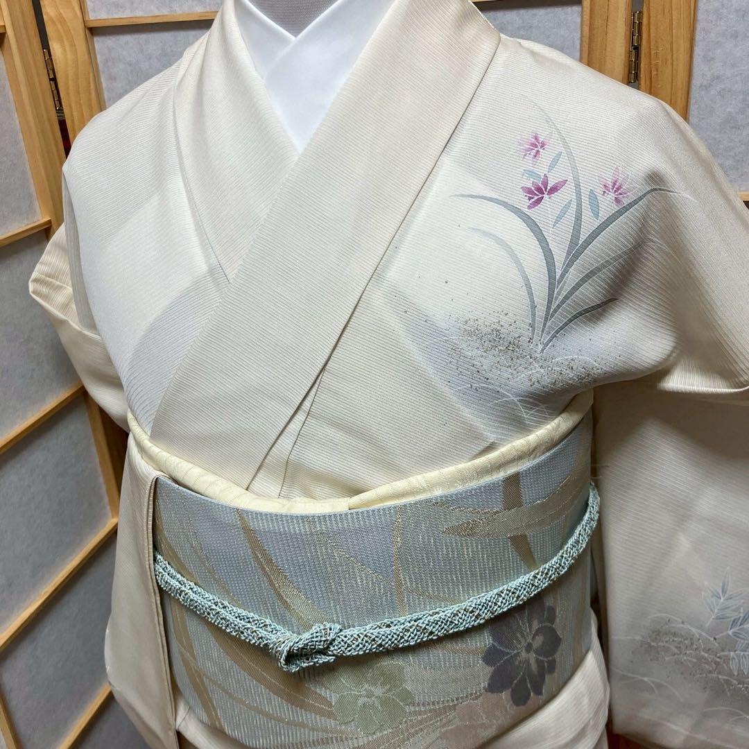 5441# Japanese Kimono only sold Vintage Womens Silk Fabric Robe Summer kimono
