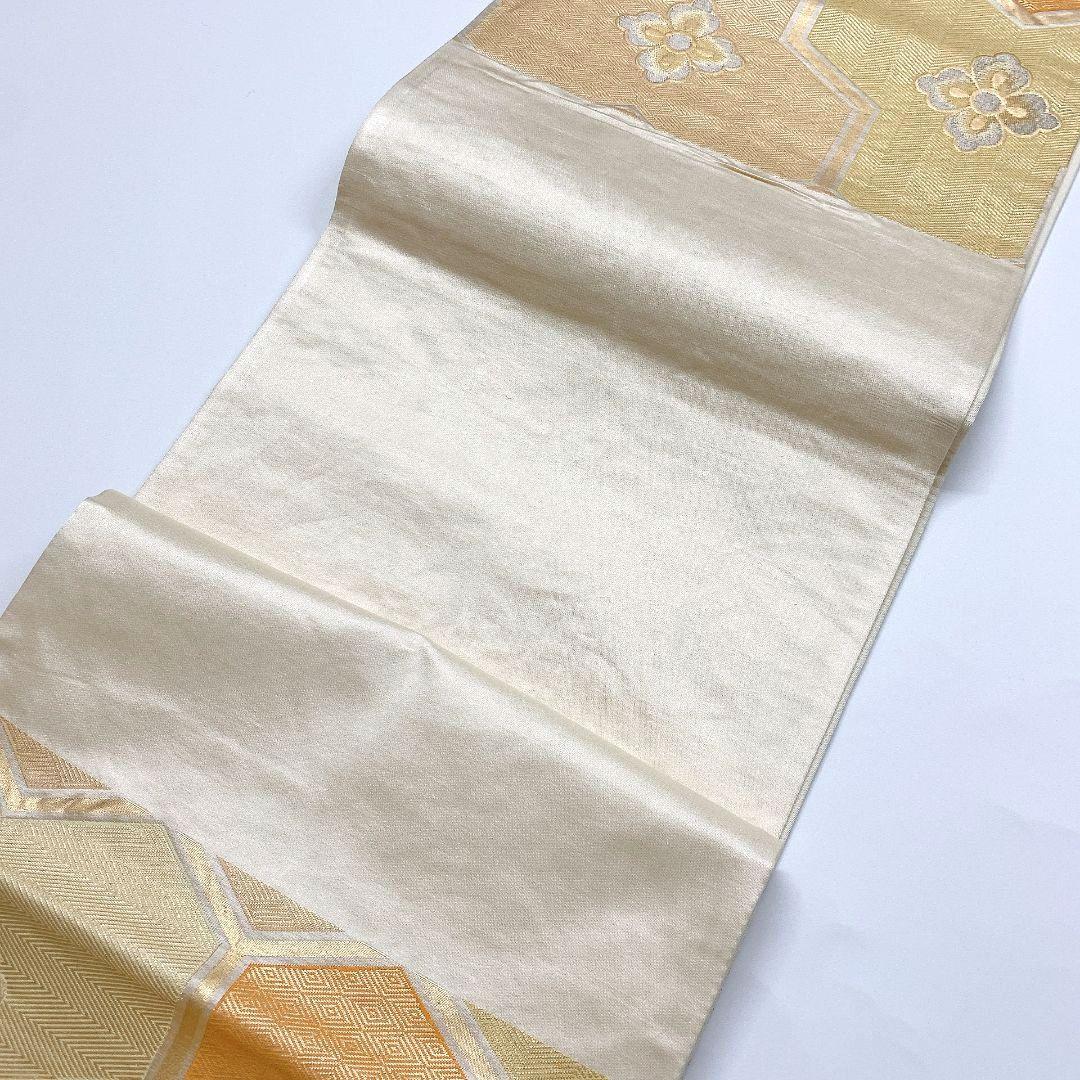 4091# Japanese Vintage Fukuro Obi Belt Kimono Fabric Silk Traditional