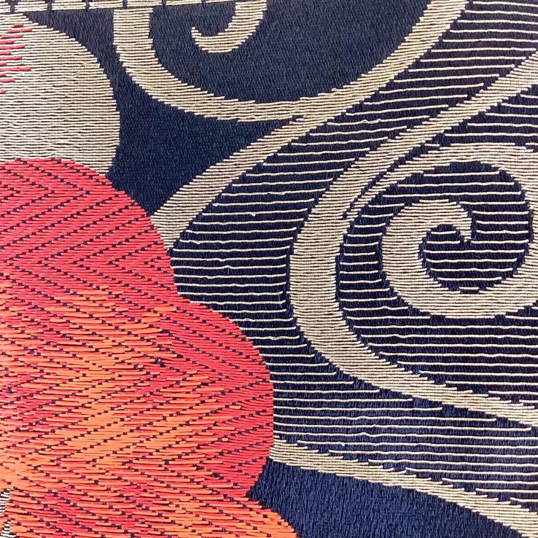 4740# Japanese Vintage Fukuro Obi Belt Kimono Fabric Silk Traditional Untailored