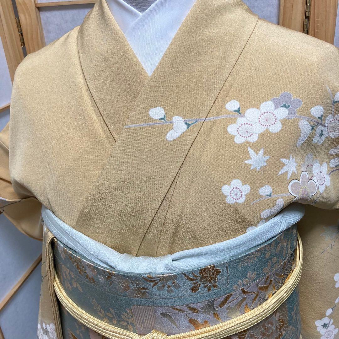 2891# Japanese Kimono Vintage Womens Silk Fabric Robe Kimono only sold