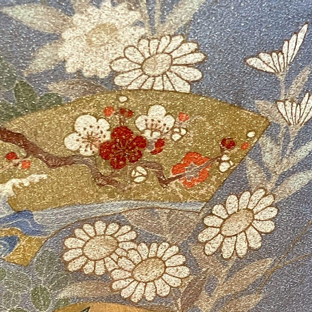 4401# Japanese Kimono Vintage Womens Silk Fabric Robe Kimono only sold