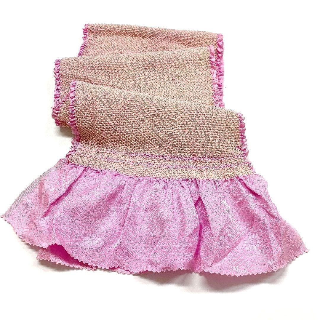4186# Japanese Kimono Accessory Obiage and Obijime 2-piece Set Silk Shibori