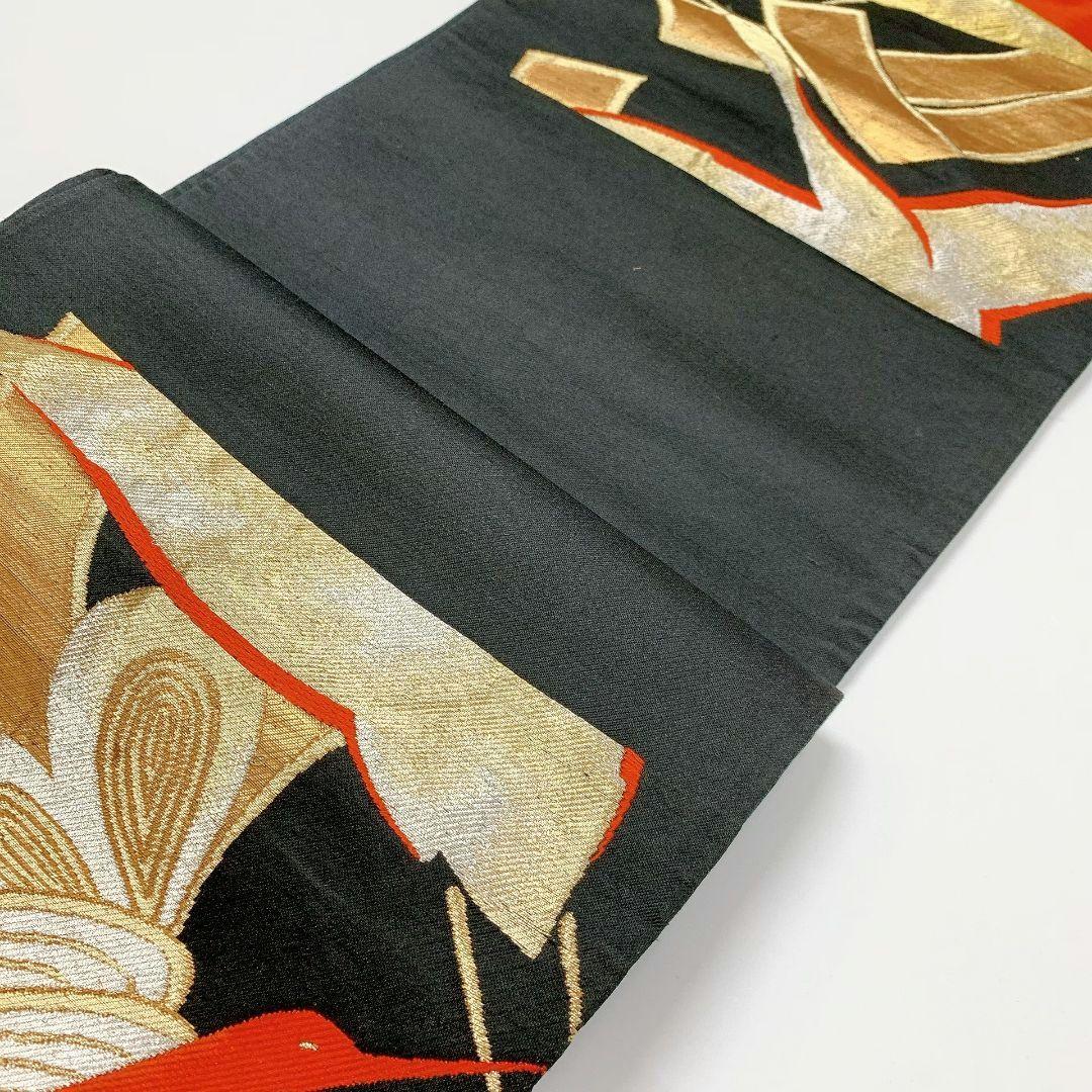 3824# Japanese Vintage Fukuro Obi Belt Kimono Fabric Silk Traditional Untailored